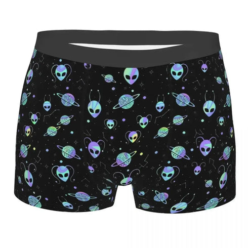 Green Alien UFO Moon Briefs - MiamiTeenyWeenyBikini.Com