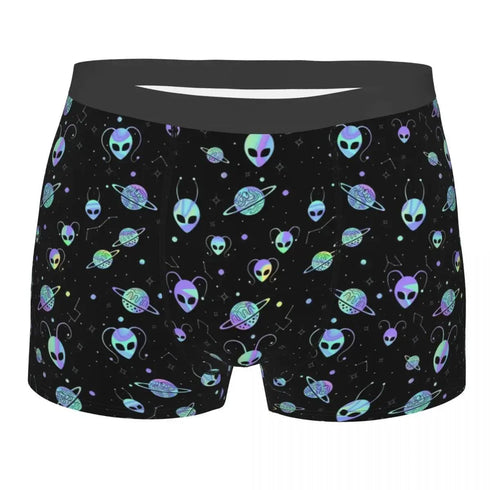 Green Alien UFO Moon Briefs - MiamiTeenyWeenyBikini.Com
