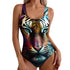 Caspian Tiger One-Piece Swimwear - MiamiTeenyWeenyBikini.Com