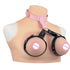 PU Leather Bra Adjustable Breast Binder