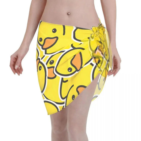 Yellow Rubber Ducky Cover Up - MiamiTeenyWeenyBikini.Com