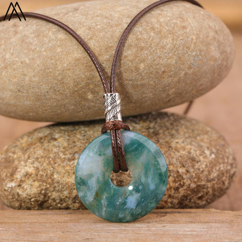 Natural Amethyst Lapis Tiger Eye Stone Pendant - MiamiTeenyWeenyBikini.Com