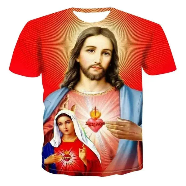 Jesus 3D Print T-Shirt - MiamiTeenyWeenyBkini.Com