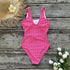 One Piece Pink Swimsuit - MiamiTeenyWeenyBikini.Com