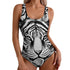 Caspian Tiger One-Piece Swimwear - MiamiTeenyWeenyBikini.Com