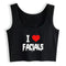 I Love Facials Tank Top - MiamiTeenyWeenyBikini.Com