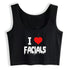 I Love Facials Tank Top - MiamiTeenyWeenyBikini.Com