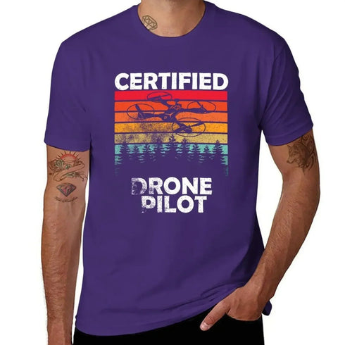 Certified Drone Pilot T-Shirt - MiamiTeenyWeenyBikini.Com