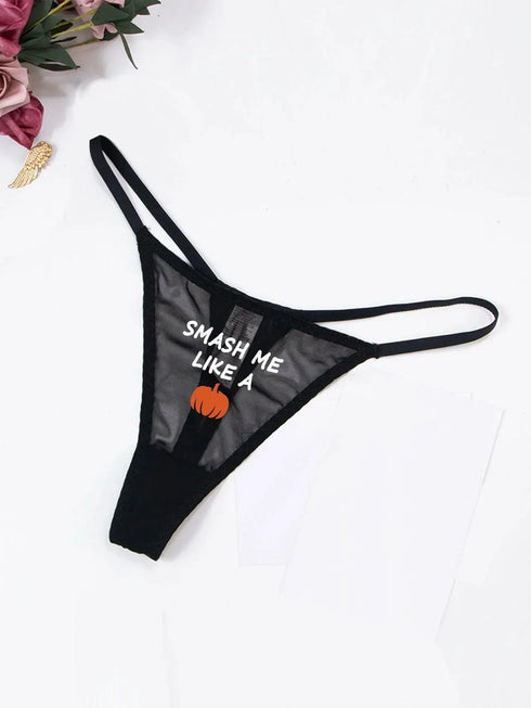 Lick Me Mesh Panties - MiamiTeenyWeenyBikini.Com