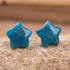 Natural Stone Star Stud Earrings - MiamiTeenyWeenyBikini.Com