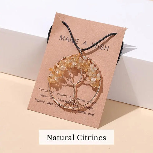 7 Chakras Tree Of Life Pendant - MiamiTeenyWeenyBikini.Com