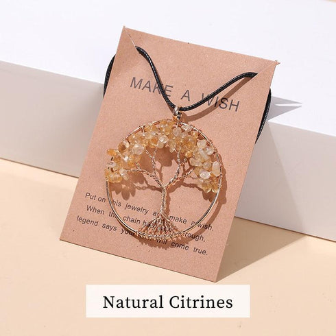 7 Chakras Tree Of Life Pendant