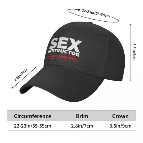 Classic Unisex Sex Instructor Baseball Cap