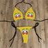 Funny Face Bikini Set