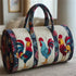 GF Funny Art Chicken Print Quilted Duffle Bag Bohemian Style 2026 Personalized Custom Travel Tote Women Men Weekender Bag - MiamiTeenyWeenyBikini.Com