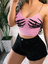 Gothic Skeleton Hand Crop Top