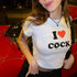 I Love Cock Tee - MiamiTeenyWeenyBikini.Com