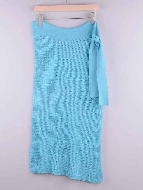 Fish Net Cover-Up Skirt - MiamiTeenyWeenyBikini.Com