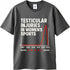 Men's Testicular Injury in Women's Sports Chart Tee - MiamiTeenyWeenyBikini.Com