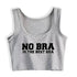 No Bra Is The Best Bra Crop Top - MiamiTeenyWeenyBikini.Com