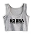 No Bra Is The Best Bra Crop Top - MiamiTeenyWeenyBikini.Com
