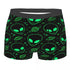 Green Alien UFO Moon Briefs