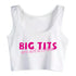 Big Tits Are Not A Crime Crop Top - MiamiTeenyWeenyBikini.Com
