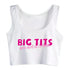 Big Tits Are Not A Crime Crop Top - MiamiTeenyWeenyBikini.Com
