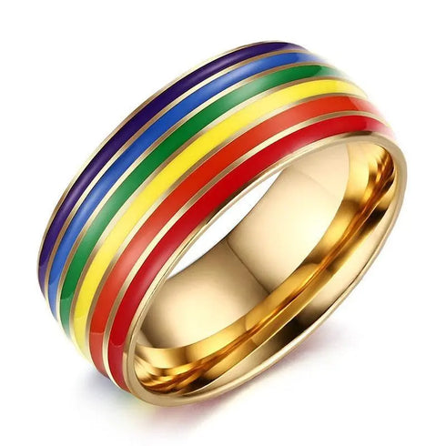 Rainbow Ring For Women/ Men - MiamiTeenyWeenyBikini.Com