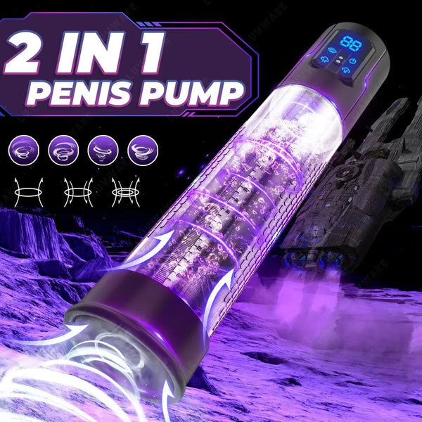 Waterproof Electric Penis Pump/ Suction Pump Dick Enlarger - MiamiTeenyWeenyBikini.Com