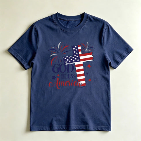 God Bless America T-Shirt - MiamiTeenyWeenyBikini.Com.