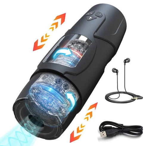 Telescopic Rotation Male Masturbator