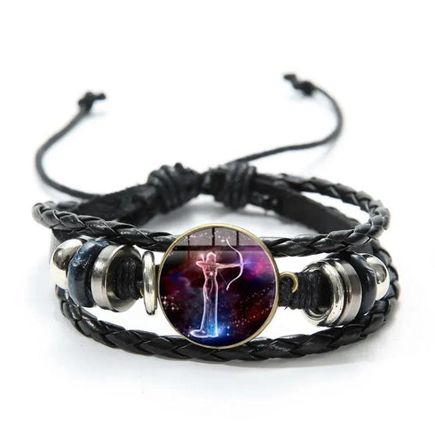 12 Zodiac Sign Constellation Bracelet - MiamiTeenyWeenyBikini.Com