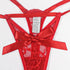 Bow-Knot Christmas Lace Thongs Panties