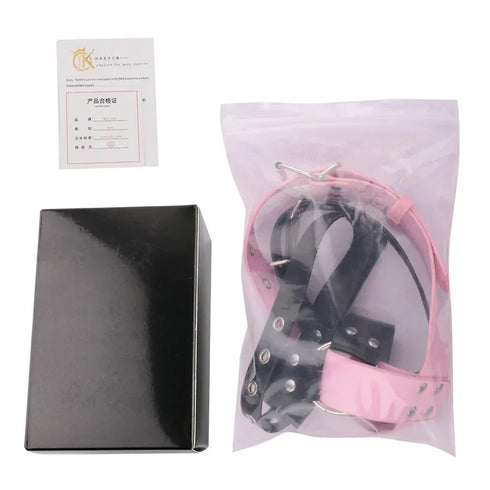 PU Leather Bra Adjustable Breast Binder - MiamiTeenyWeenyBikini.Com