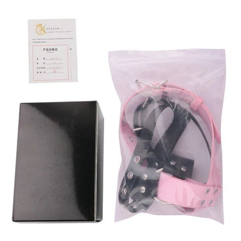 PU Leather Bra Adjustable Breast Binder