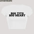 Big Tits Big Heart Crop Top