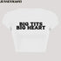 Big Tits Big Heart Crop Top - MiamiTeenyWeenyBikini.Com