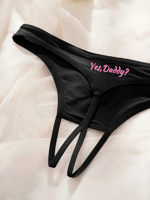 Yes Daddy Crotchless Panties