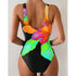 Summer Print One-Piece Swimsuit - MiamiTeenyWeenyBikini.Com