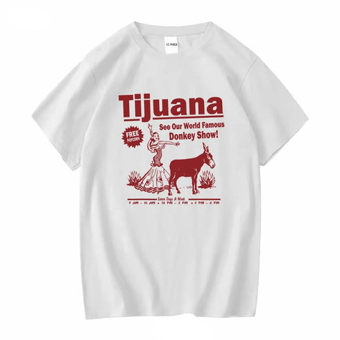 Tijuana Donkey Show Vintage Washed T-Shirt! - MiamiTeenyWeenyBikini.Com