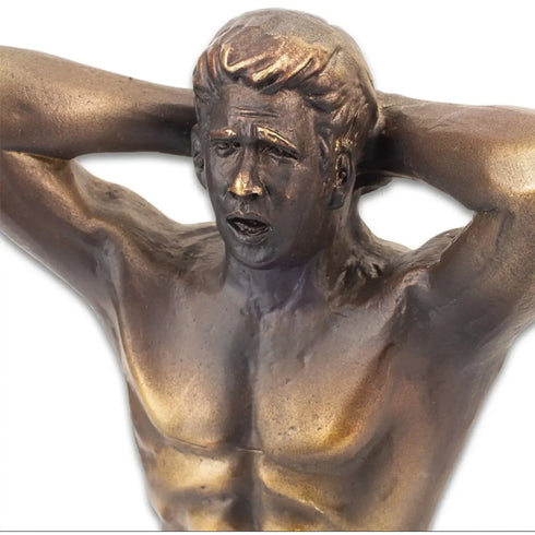 Funny Knocking Ornaments, Doorbell Sounding Door Decoration Resin Pendant