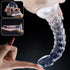 Dragon Scale Transparent Dildo - MiamiTeenyWeenyBikini.Com