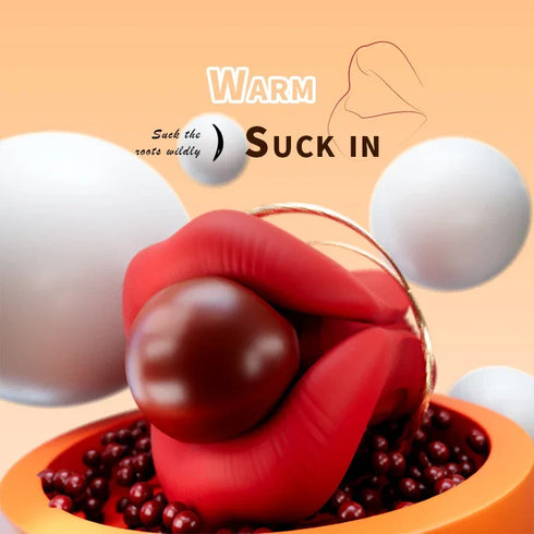 Lips Sucking Male Masturbation Vibrating Cup