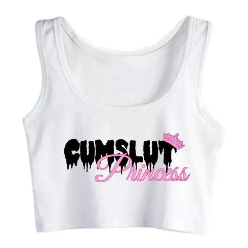 Cumslut Princess Tank Top - MiamiTeenyWeenyBikini.Com