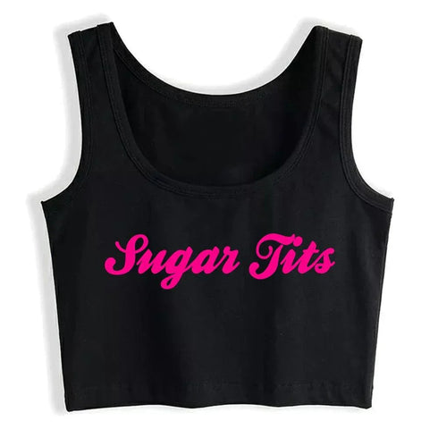 Sugar Tits Crop Top - MiamiTeenyWeenyBikini.Com