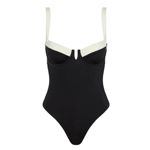Backless One Piece Swimsuit