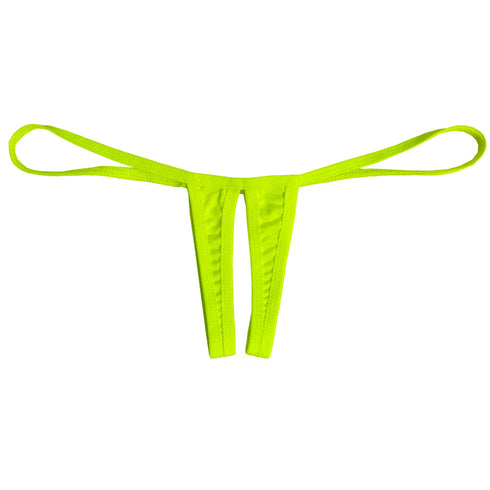 Sexy Low-Waist Open-Crotch Thong Bikini - MiamiTeenyWeenyBikini.Com