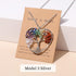 7 Chakras Tree Of Life Pendant