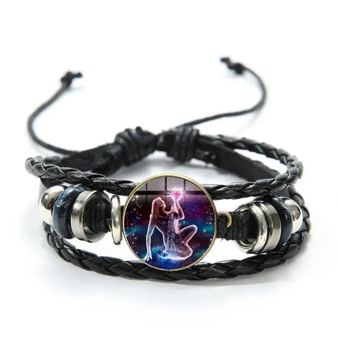 12 Zodiac Sign Constellation Bracelet - MiamiTeenyWeenyBikini.Com